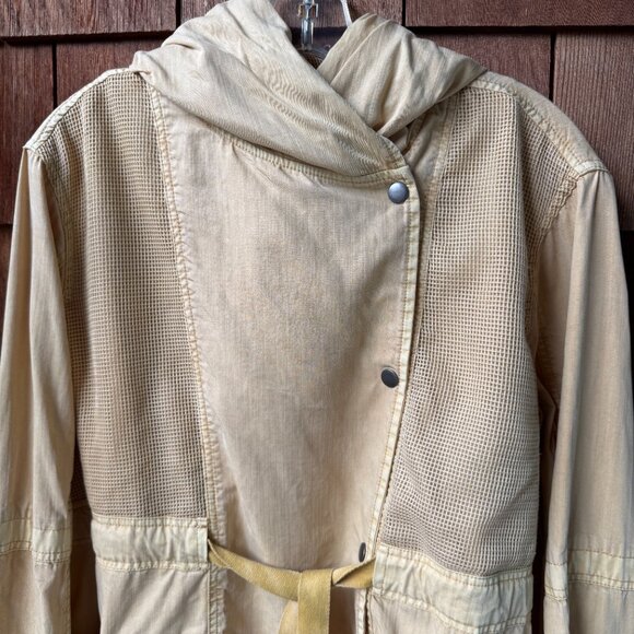 Sundance Maize Hooded Snap Front Utility Jacket in Women's X-Large - Picture 4 of 10